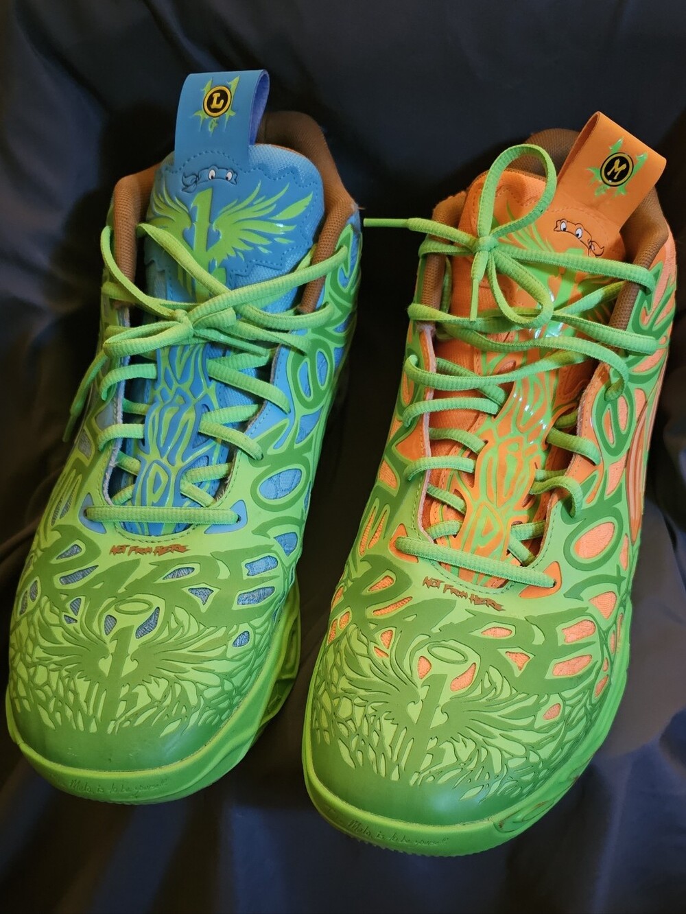 PUMA MB.03 x Teenage Mutant Ninja Turtles "Leonardo & Michelangelo" Bball Shoes